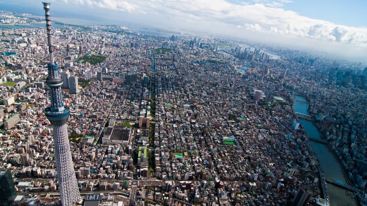 世界一高い電波塔「東京スカイツリー」が本日開業