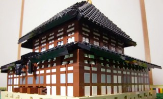 すごいっ！レゴで飛び出る東大寺。ホントに飛び出とる！