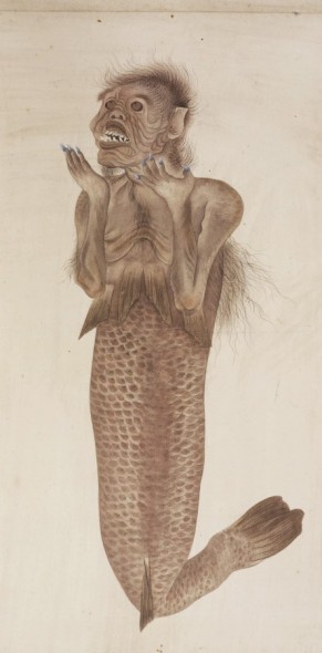 妖艶な人魚 魅惑のにん ちょwww 江戸時代の人魚怖すぎんだけどwww 日本画 浮世絵 Japaaan