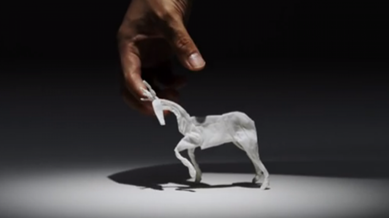 [動画] 折り紙を超えた！”ちり紙” で折られた躍動感溢るる動物たち