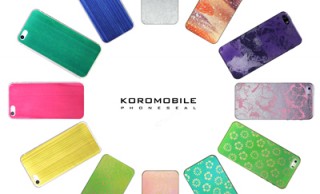 京都の職人の手仕事で作られたiPhone着せ替えシール「KOROMOBILE」