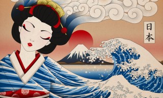 ステキすぎる！浮世絵ライクに描かれた日本がモチーフのイラスト！