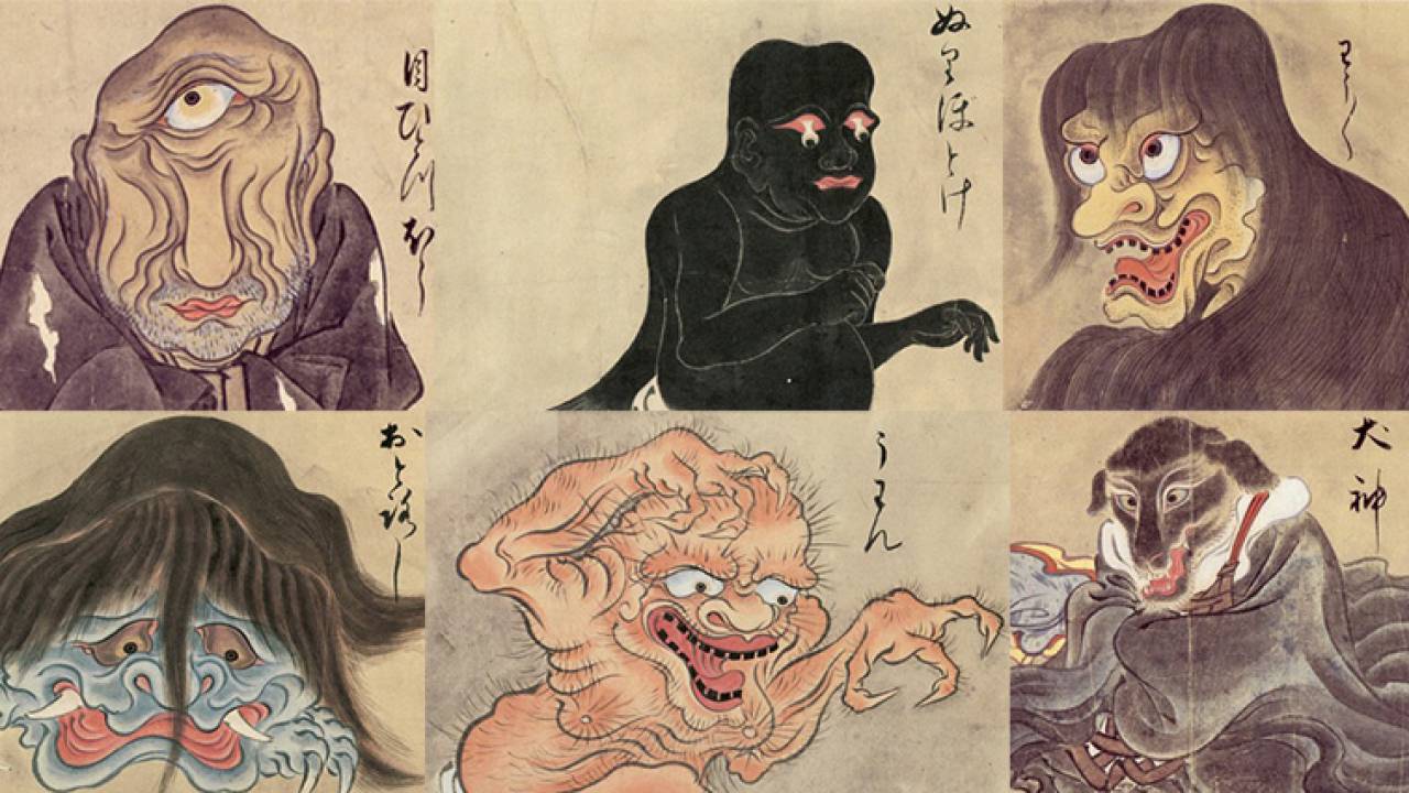 キモ可愛い！奇奇怪怪な妖怪を描いた江戸時代の絵巻「百怪図巻」の恐ろしさったらない