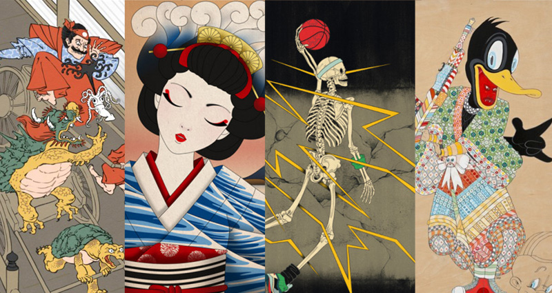 決定版 浮世絵や日本をモチーフにした海外作家のイラスト11選 アート 日本画 浮世絵 Japaaan