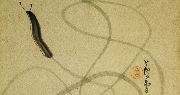 長沢蘆雪が描いた「なめくじ図」という日本画がとってもおもしろいっ
