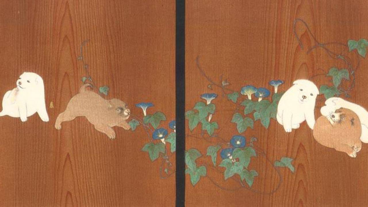 江戸時代の絵師 円山応挙の描く子犬ちゃんがとっても ”ゆるふわ” すぎる！