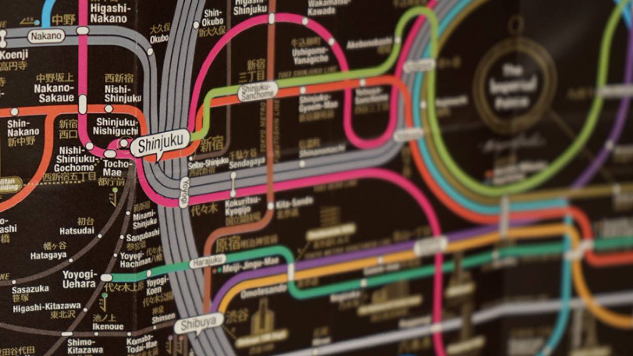見事にデザインされた東京の鉄道路線図がステキすぎるぞ！