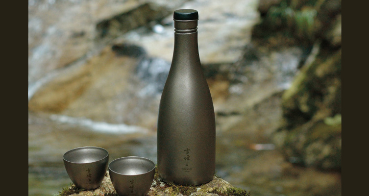 スノーピーク 酒筒 (さかづつ) Titanium Snow Peak Sake Bottle