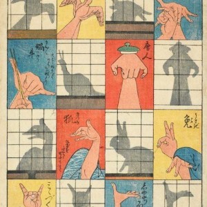 やってみよう 歌川広重による手影絵で色んな人物や動物を作りあげる方法 日本画 浮世絵 Japaaan