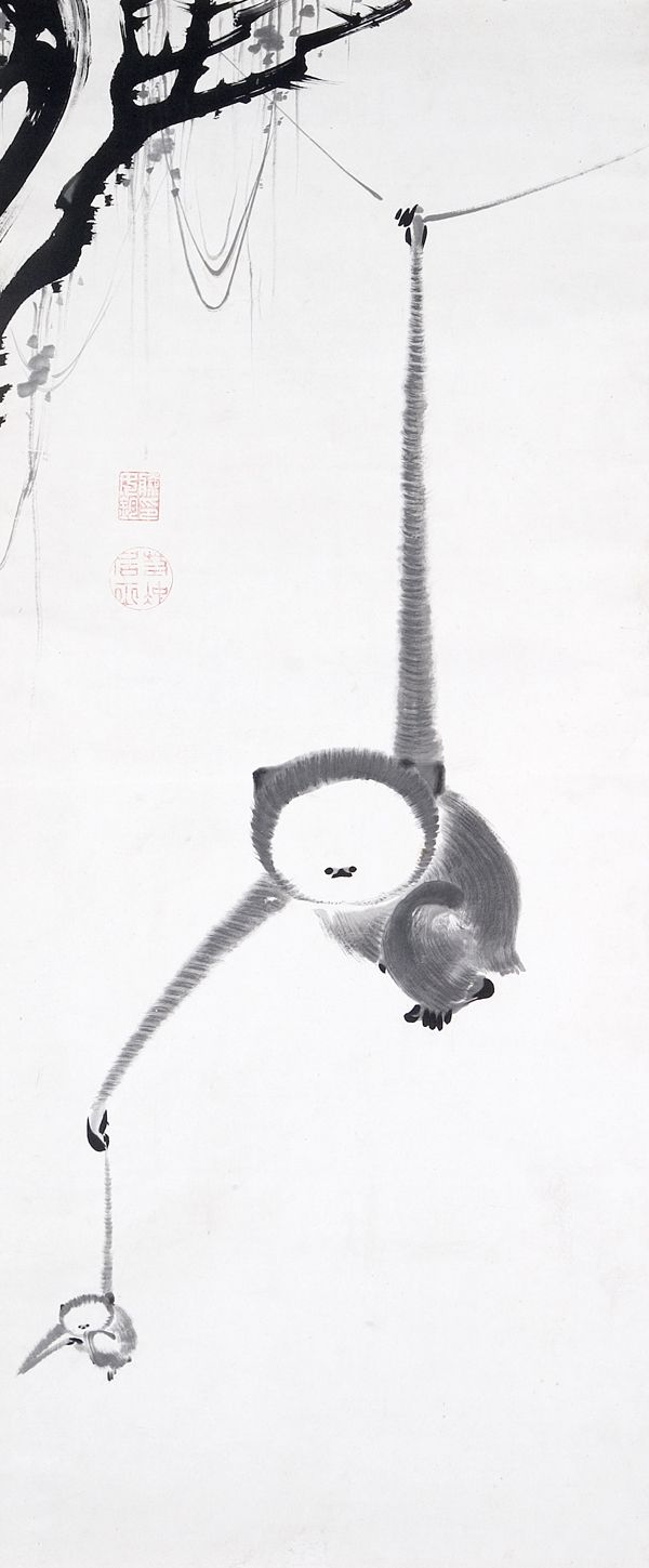 江戸時代の絵でこの可愛さっ 伊藤若冲が描くゆるかわすぎるお猿にキュン死確定 アート 日本画 浮世絵 Japaaan