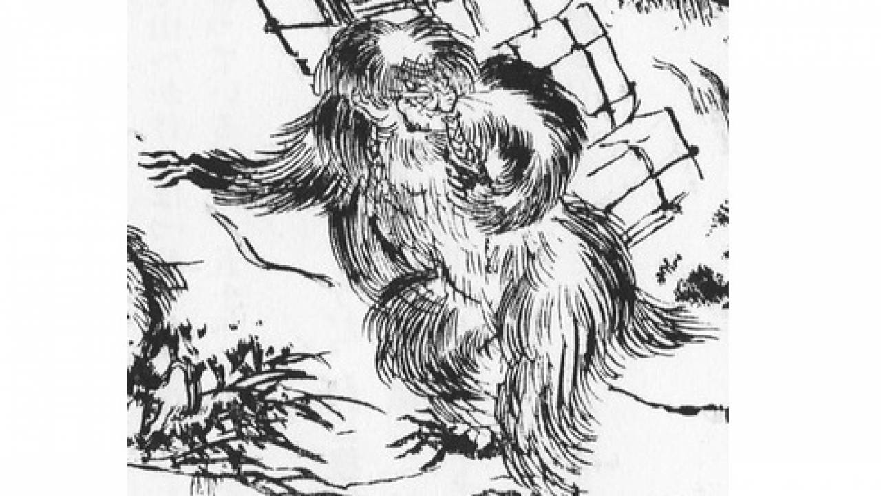 日本のビッグフットと言われる江戸時代の化物「異獣」は人と心通わす妖怪だった