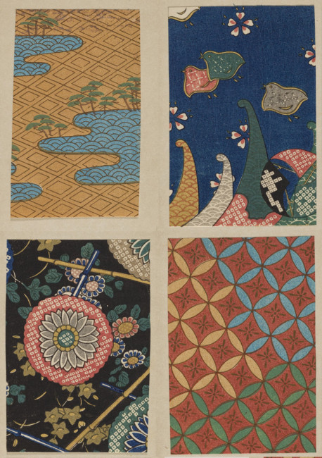 無料でダウンロードOK！江戸時代の浮世絵の中に描かれた伝統文様を 