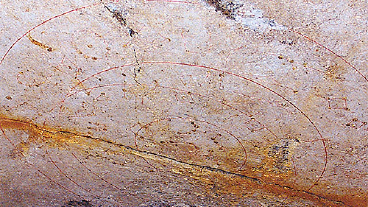 ほほぅ…。キトラ古墳に描かれた天文図は西暦400年頃の星空の可能性
