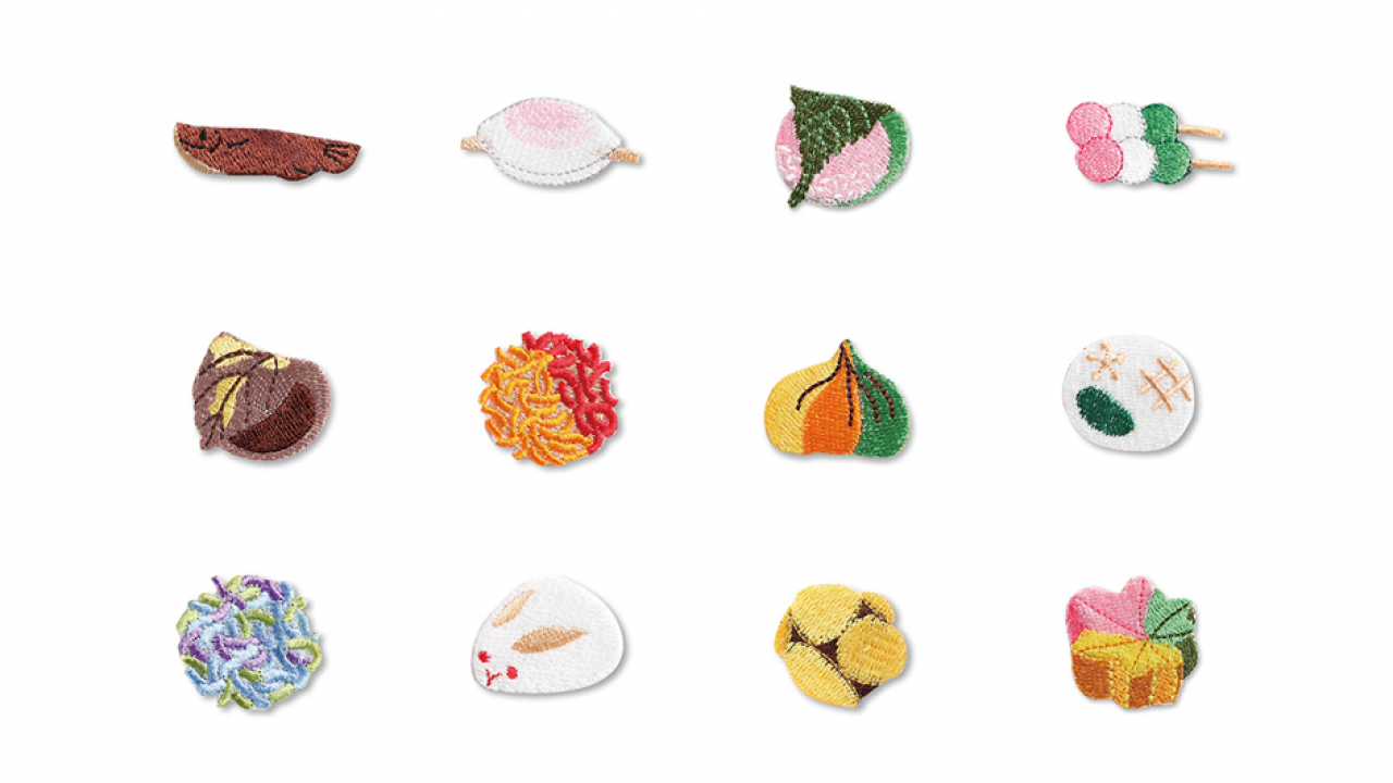 これはちっちゃかわいい 京東都の和片 ワッペン に和菓子シリーズが登場 ファッション 和菓子 和雑貨 Japaaan