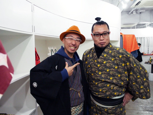 Japaaan編集長 増田（左）、ROBE JAPONICA 上岡さん（右）