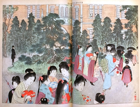 華族女学校の図（『風俗画報第189号』/東陽堂/1899年）
