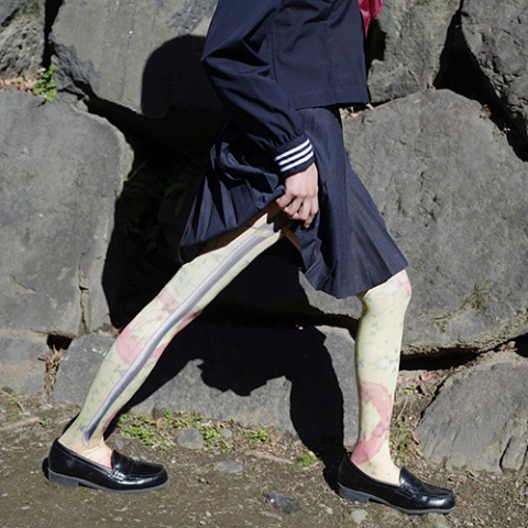 刀剣女子は注目 日本刀の名刀がカラータイツになっちゃった 戦国 刀剣タイツ ファッション Japaaan