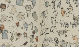 これは学べるぞ！人物の色んな所作が満載、江戸時代の絵師 鍬形蕙斎が描いた「人物略画式」