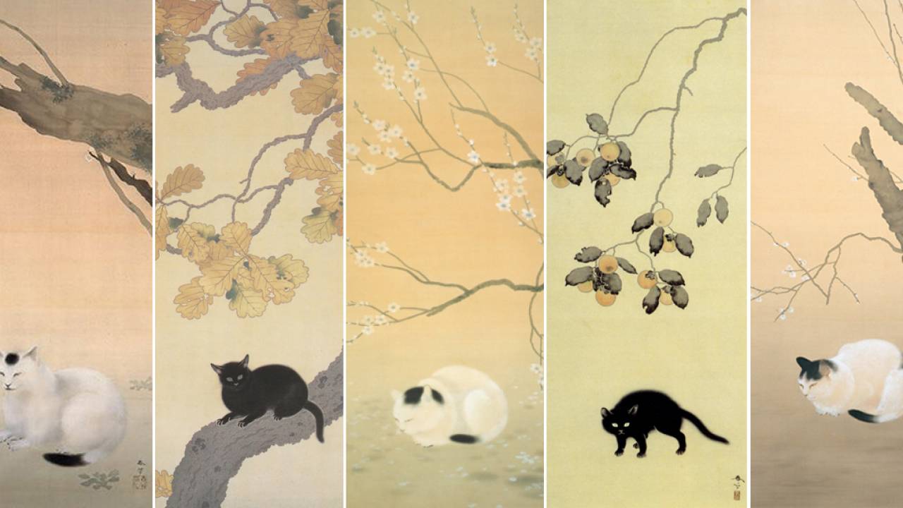 猫の自由で媚びない美しさ！猫の魅力満載、明治の日本画家・菱田春草の猫作品まとめ