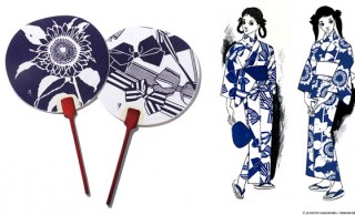 昭和のカワイイ！少女イラストの始祖・中原淳一の柄デザインを使った扇子、風呂敷などの夏小物が発売