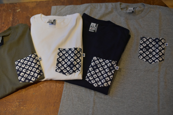 「米織小紋 Pocket T-Shirt」￥4.900（税別）