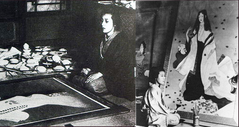 これは貴重な写真！男尊女卑の時代を生きた女性日本画家「上村松園」の