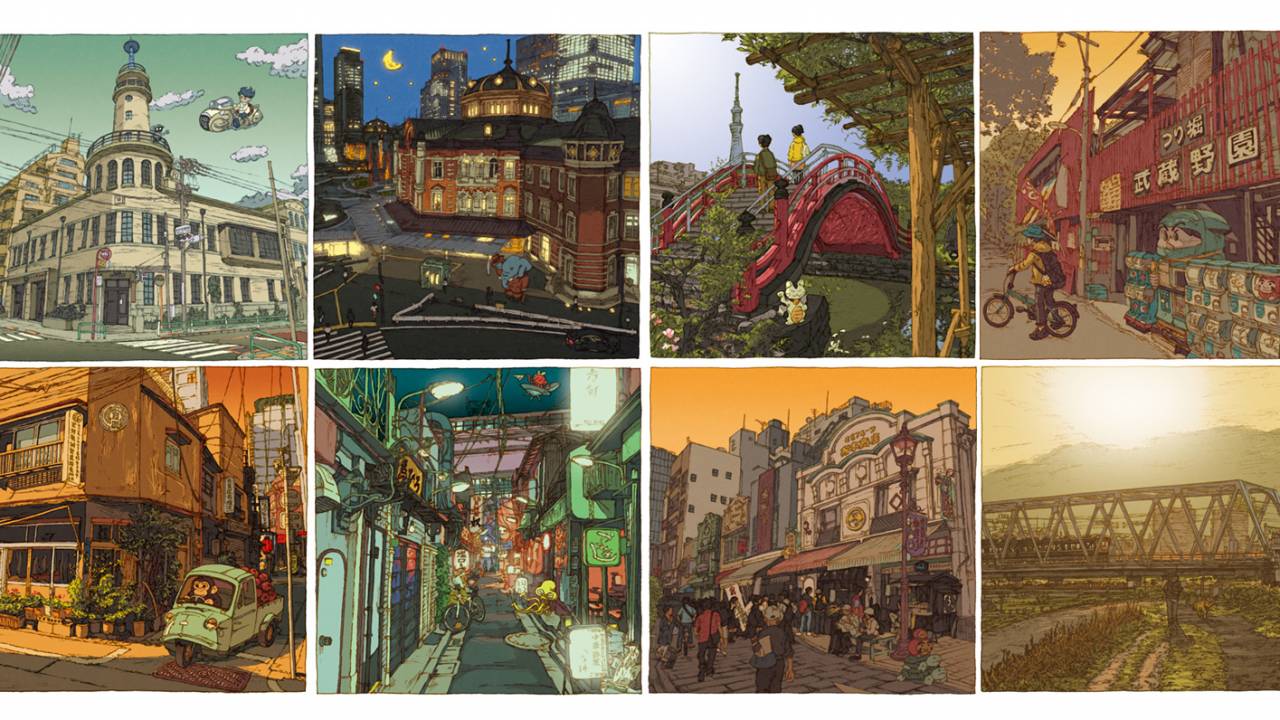 ノスタルジックで素敵〜っ！東京の下町を100ヶ所描き続けたイラスト集「下町百景」にしんみり