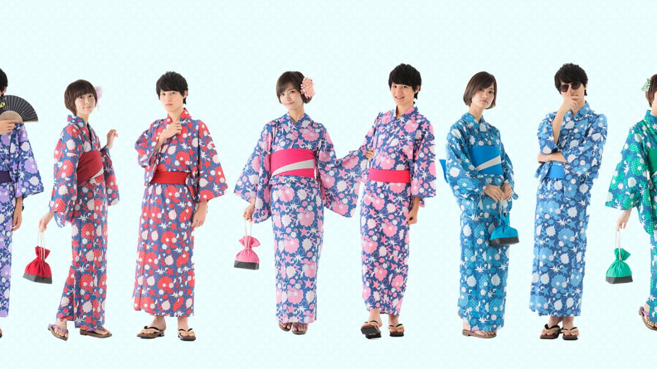 なにこれメチャ可愛い とってもポップな おそ松さん の浴衣が6つ子のイメージカラー6色で発売 ファッション 着物 和服 Japaaan