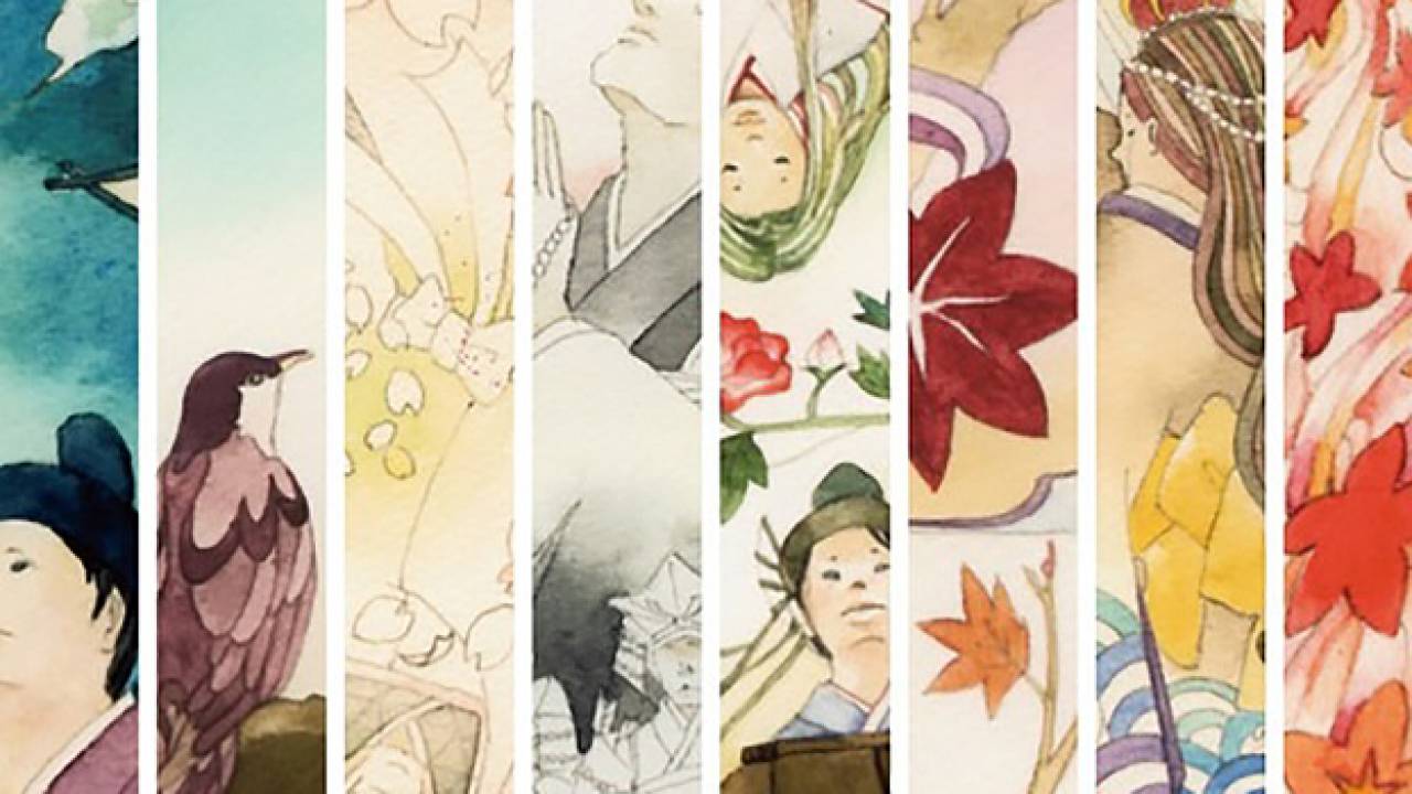ふわぁ！まるで夢の中のよう！八雲絢子さんが描く美しい「百人一首」の世界に惚れ惚れ | アート - Japaaan
