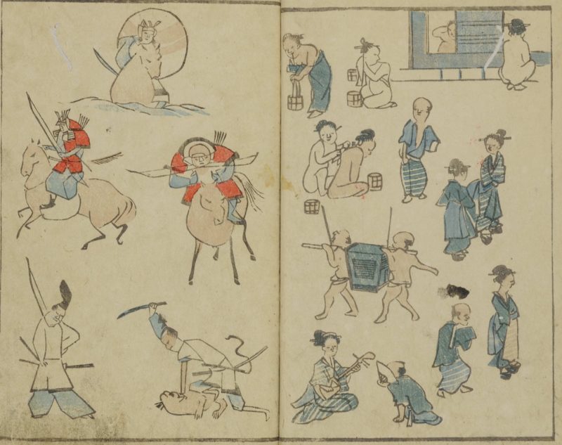 可愛いタッチにほっこり!江戸時代の職業や庶民の暮らしぶりを描いた絵手本「諸職人物画譜」 | アート 日本画・浮世絵 - Japaaan