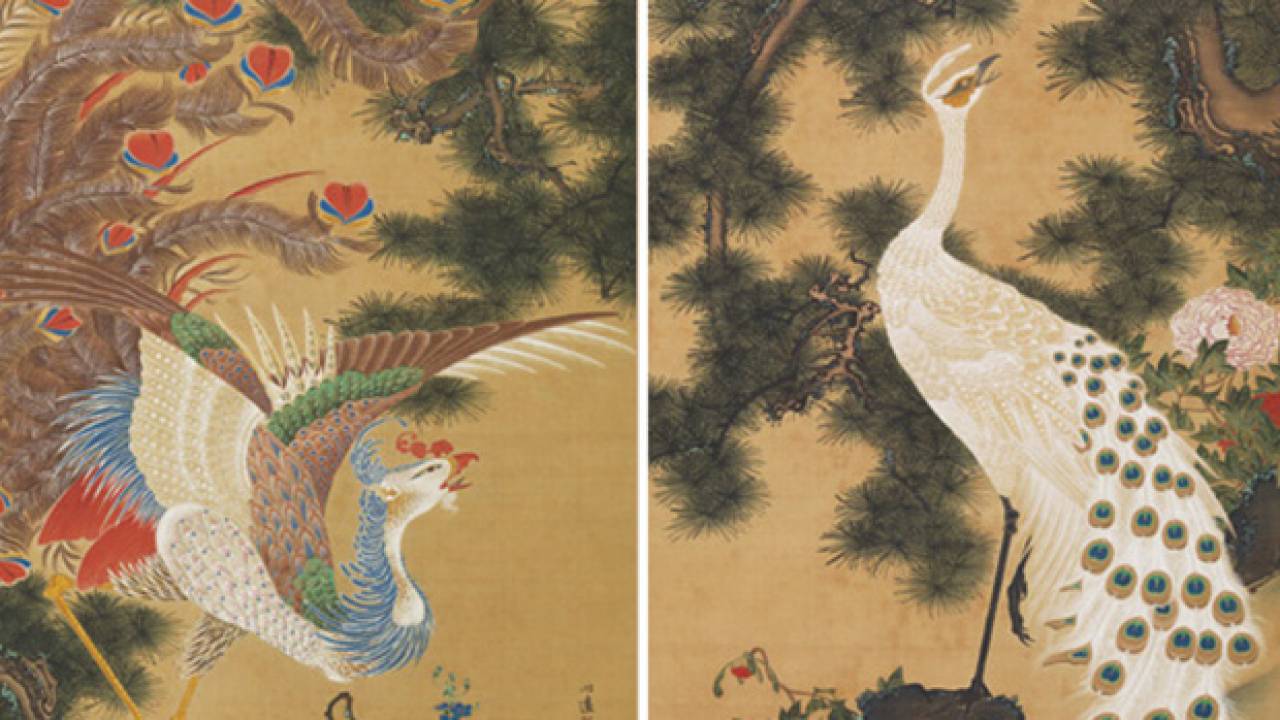 2ヶ月限定！83年ぶりに発見、伊藤若冲の幻の作品「孔雀鳳凰図」が再公開へ！