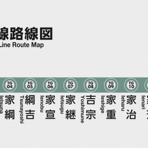 徳川線路線図 Oh30 Kamo Japaaan