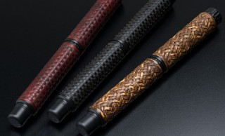 味わい深く手に馴染む…伝統工芸「竹編み」を施したプレミアム万年筆3種が誕生