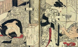江戸時代、ムフフ♪の艶本にもめくる楽しさ味わえる仕掛本があった。人気絵師たちの「仕掛春本」