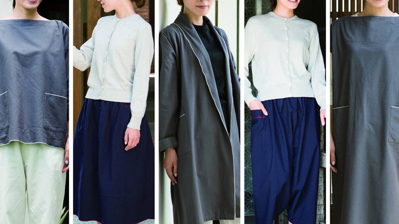 これは新鮮♪着物のように直線裁断で作られた「直線裁ちの服」が中川政七商店から登場