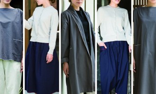 これは新鮮♪着物のように直線裁断で作られた「直線裁ちの服」が中川政七商店から登場