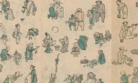 可愛すぎるのよ！豆粒ほどの人々を所狭しと描いた江戸時代のキャワワ日本画「文鳳麁画」 に癒やされちゃう