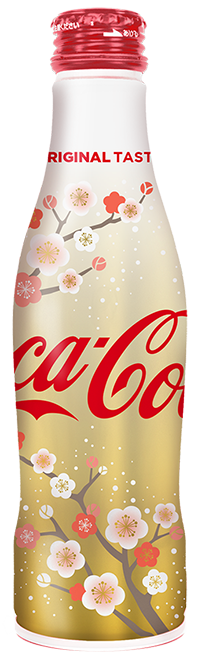 紅白の梅が新春にぴったり コカ コーラから和風でとても華やかな限定デザインボトル登場 グルメ Japaaan
