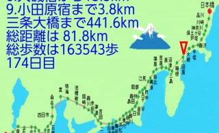ウォーキングしながら東海道を制覇！万歩計アプリ「歩け東海道」をレビュー