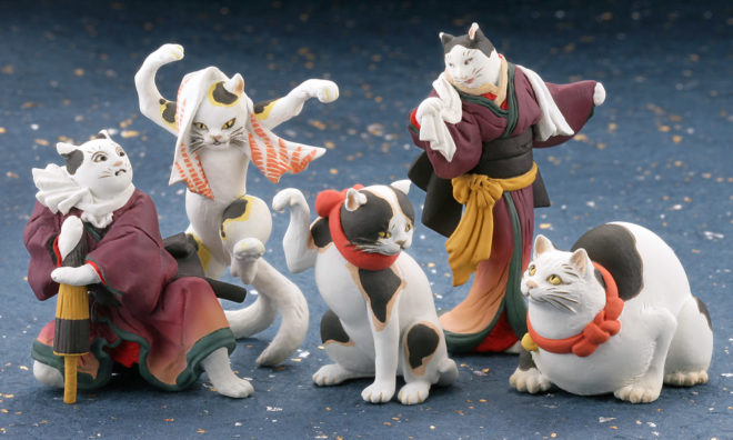 猫又もいるし最高じゃないか 絵師 歌川国芳の可愛すぎる猫作品がミニフィギュアになった 日本画 浮世絵 雑貨 インテリア Japaaan
