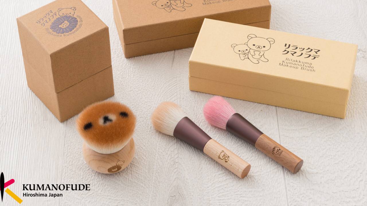 究極の化粧筆！広島県の伝統工芸「熊野筆」がリラックマとのコラボで可愛いメイクブラシ誕生