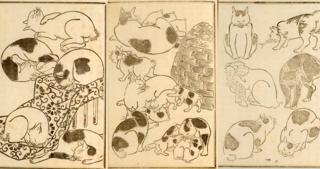 可愛い猫ちゃん大集合 三代 歌川広重が描いた 百猫画譜 の猫づくしに胸キュン アート 日本画 浮世絵 Japaaan 猫