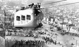 一体何のために？昭和時代、渋谷駅では空中ケーブルカー「ひばり号」が運行されていた