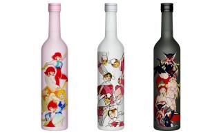 懐かしアニメの美女ヒロインたちが、なんと日本酒のボトルデザインになって登場！