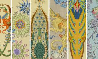 鳳凰やドラゴンが異国的で面白い！明治時代の図案集「工芸新図」がステキです！