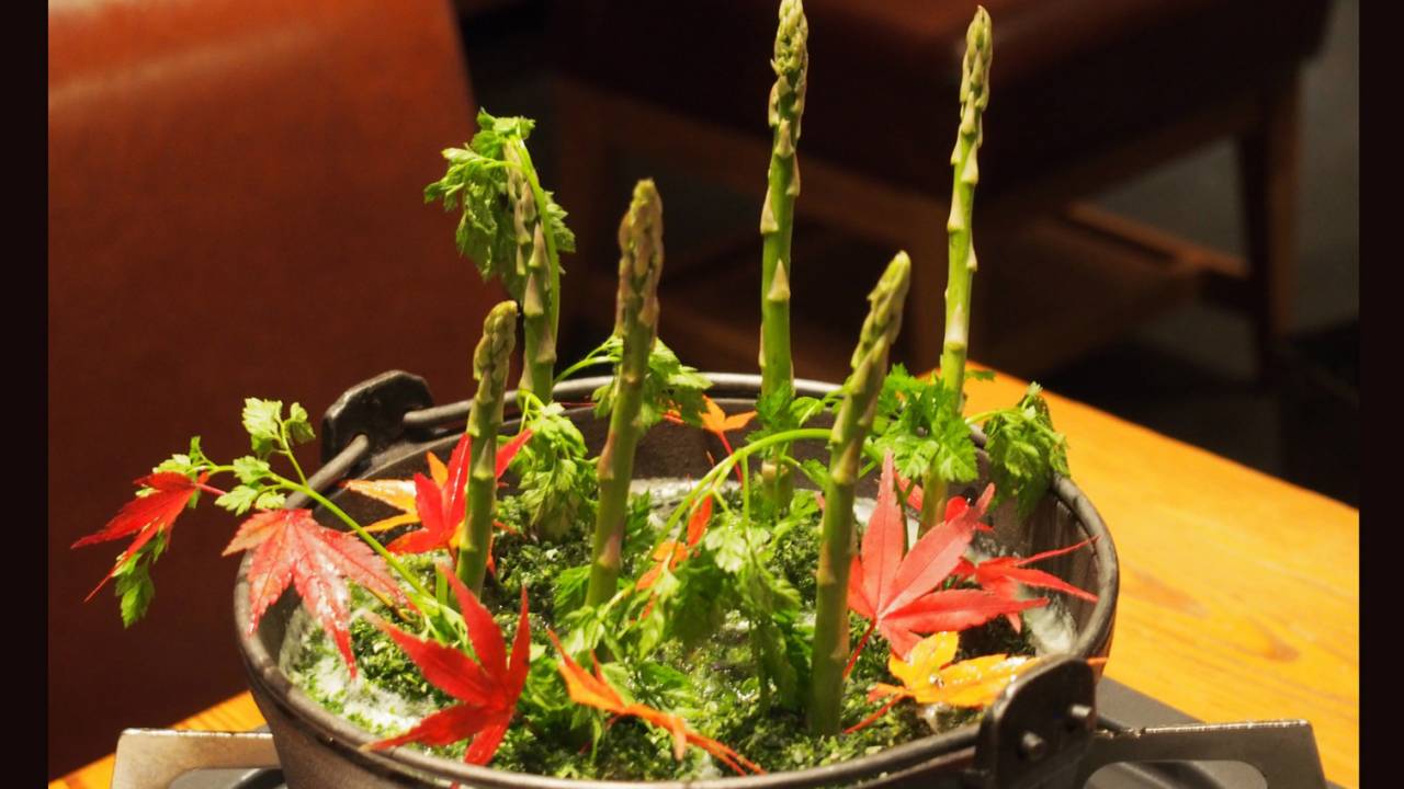 映えのクセ！なんと日本庭園をイメージしたデトックス鍋「みどり鍋」が登場！