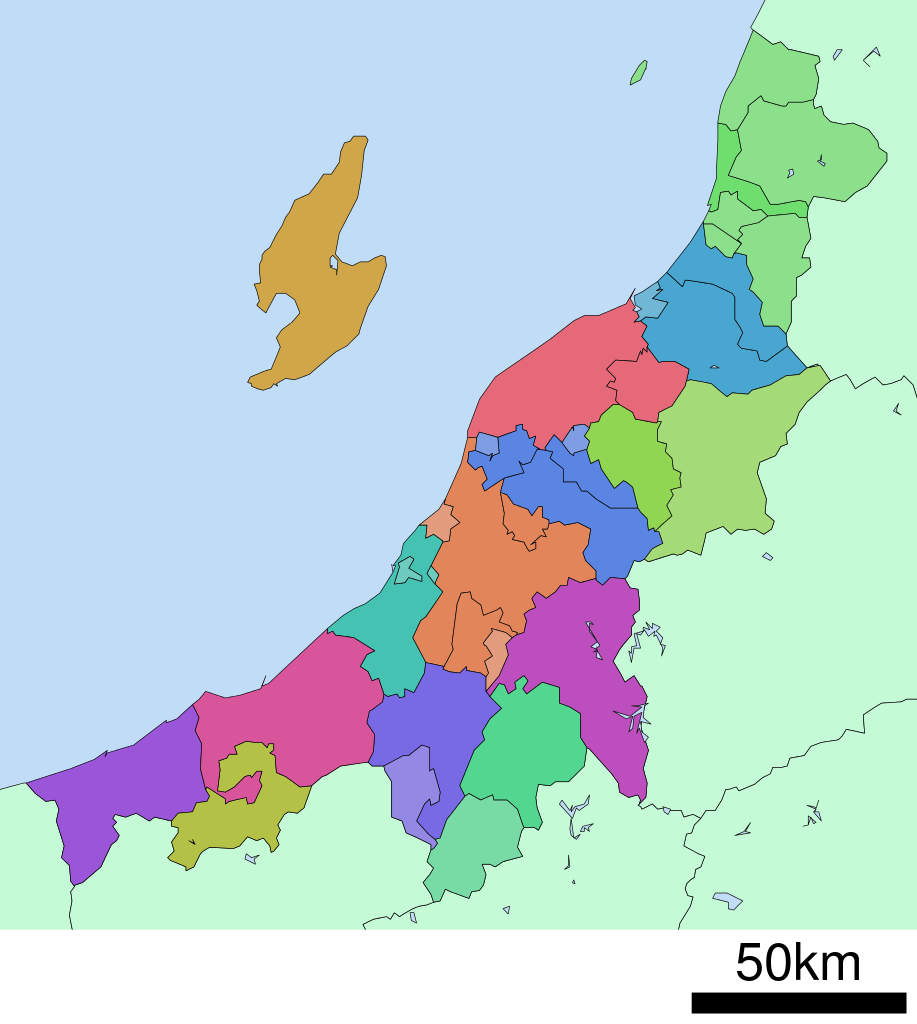 917px 新潟県地域区分図 Svg Japaaan