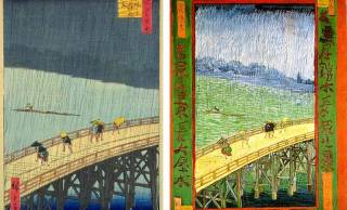 歌川広重の「名所江戸百景」とそれを模写したゴッホの作品を並べてみたら違いが面白い！