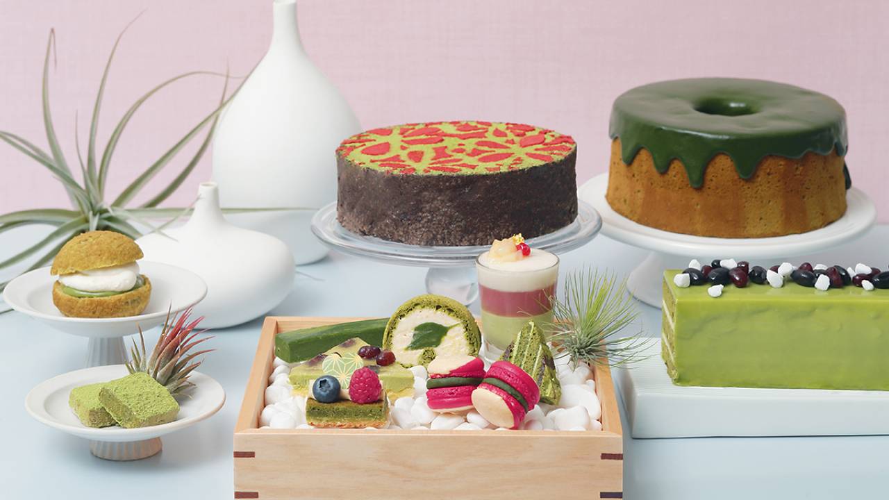 テーマは京都、宇治抹茶やほうじ茶を使ったスイーツブッフェ「Matcha Sweets Buffet #KYOTO」開催！