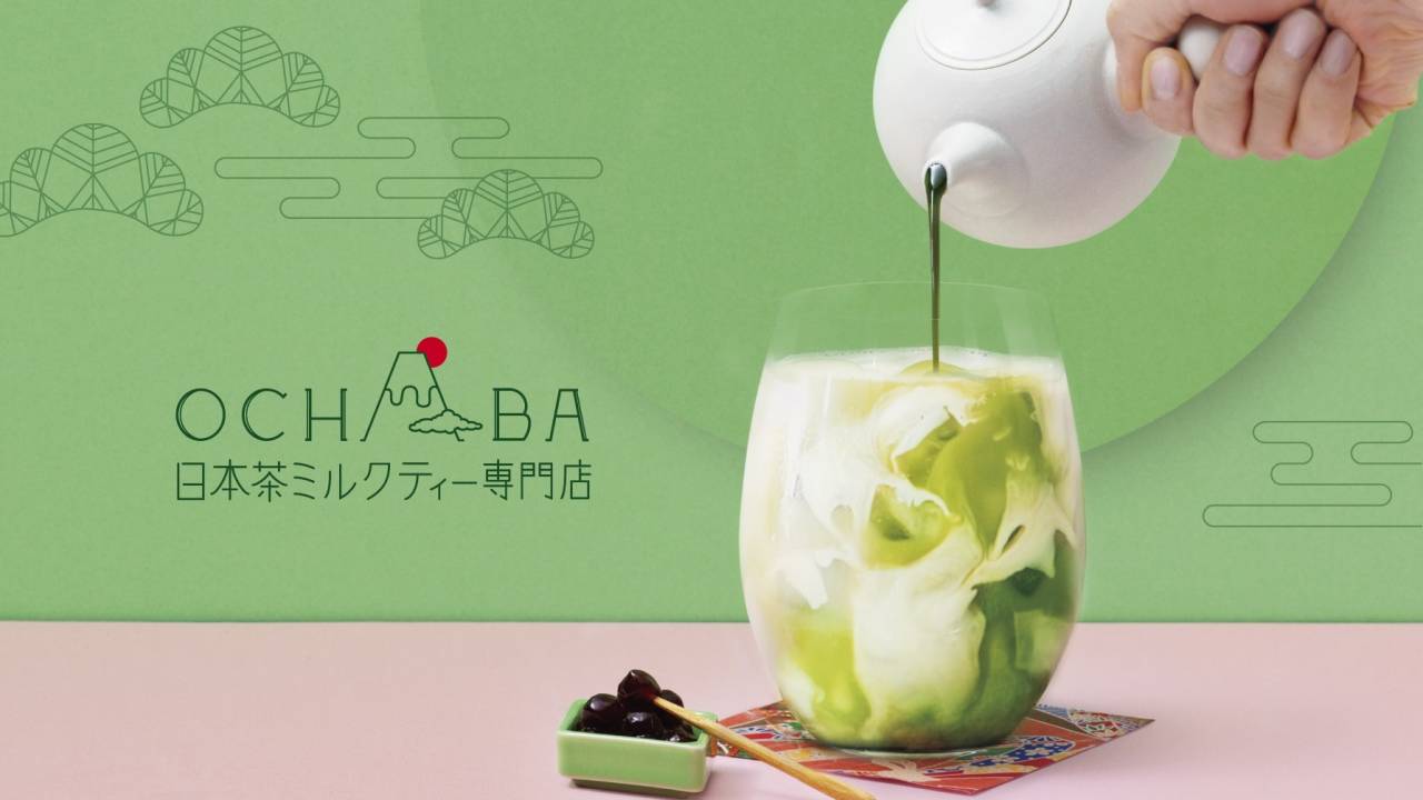 黒蜜わらび餅が入った、日本初の日本茶ミルクティー専門店がオープン！「OCHABA（オチャバ）」